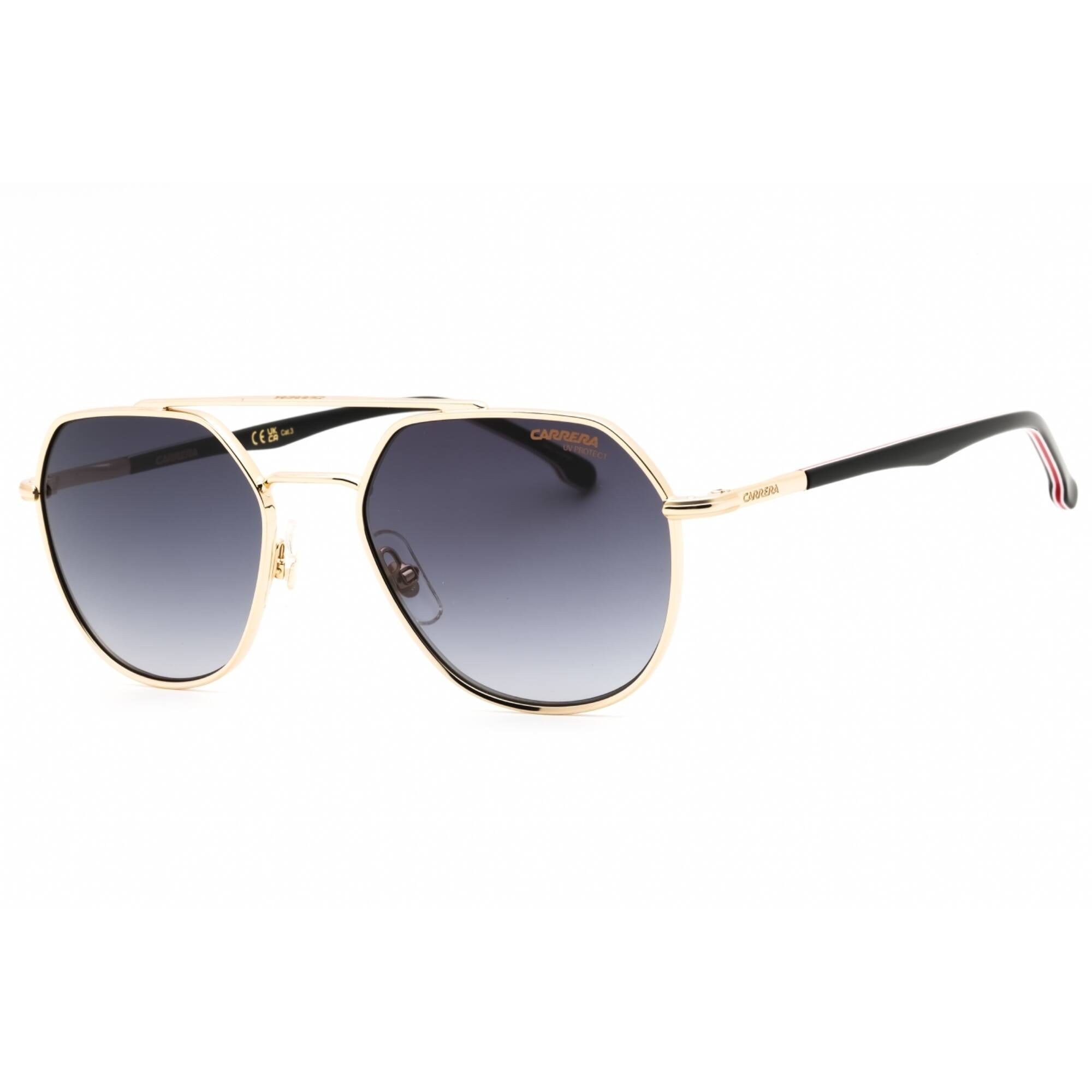 Carrera Grey Shaded Hexagonal Unisex Sunglasses CARRERA 303/S 0W97/9O 53