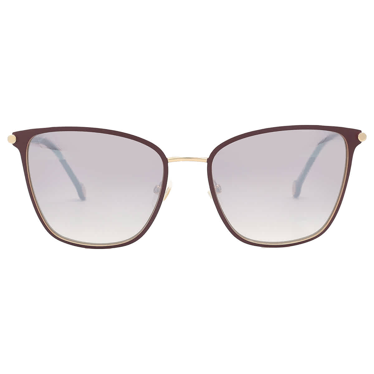 Carrera Women's Sunglasses 3005/S - Gold Burgundy Frame, Burgundy Shaded Pink Lenses, Size 63/13/140, Non-Polarized, 2-Year Warranty