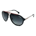 thumbnail image 1 of Carrera Plastic Aviator Sunglasses 58 0DTY Blue Ruthenium 9O dark gray gradient lens, 1 of 5