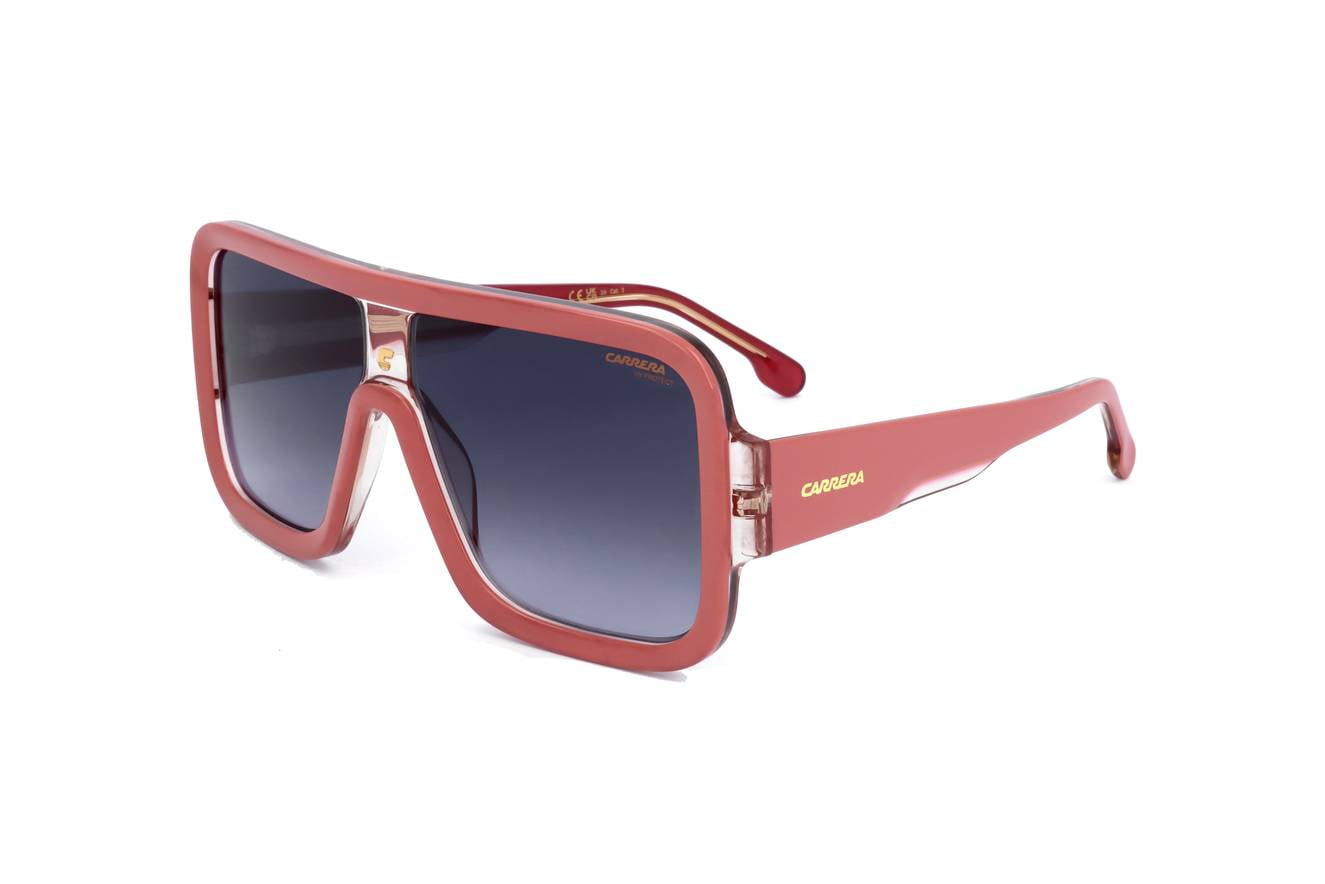 Carrera Flaglab 14 sunnies in the pink-beige color with grey gradient lenses.? Carrera Flaglab 14 10A HA Sunglasses Beige - eye-oo.com main image 3