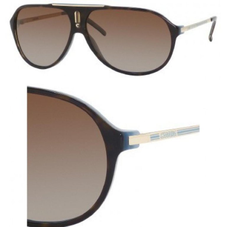 Carrera Aviator Sunglasses in Gold Frame with Brown and Blue Lenses Carrera 1055/S J5G08 Gold Blue Gradient Metal Designer  main image 3