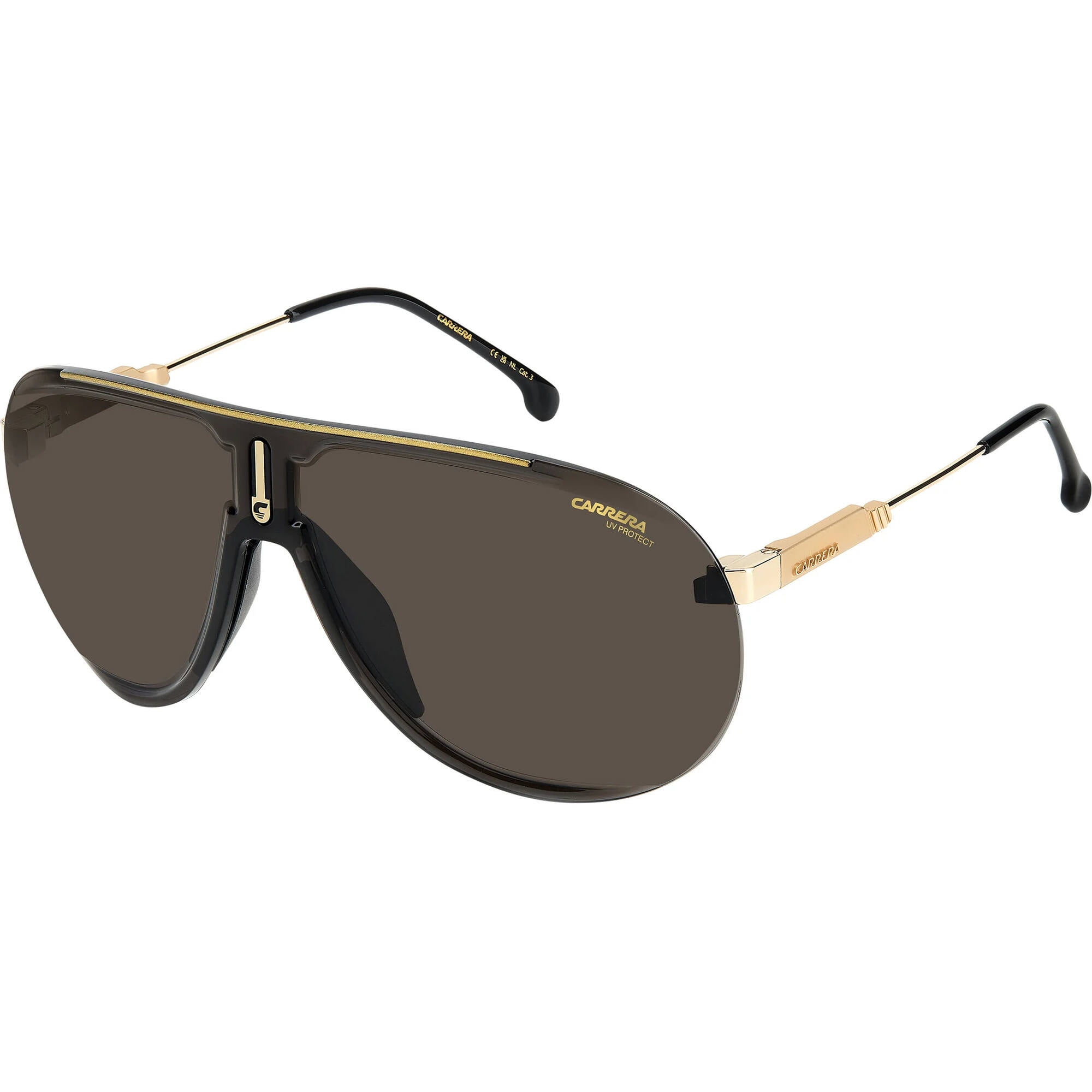 Carrera Grey Shaded Pilot Unisex Sunglasses SUPERCHAMPION 02M2/2K 99