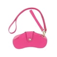 thumbnail image 1 of Sunglasses Case Eyeglass Bag Trendy with Detachable Handle Strap Neck Strap Portable Glasses Case Holder Eyewear Sleeve for Office Hiking Rose Red, 1 of 10