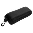 thumbnail image 1 of Sunglasses Case, Portable Hard Shell Sunglasses Case,Eyeglasses Case with Zipper ,Hard EVA Shell Shockproof Sport Glasses Case with Metal Carabiner Travel Zipper Eyeglasses Holder(X3-Black), 1 of 6