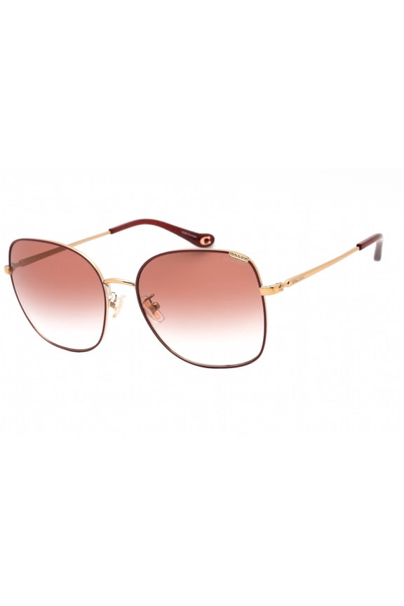 Sunglasses Coach HC 7133 94038D C7997 Shiny Rose Gold / Burgu