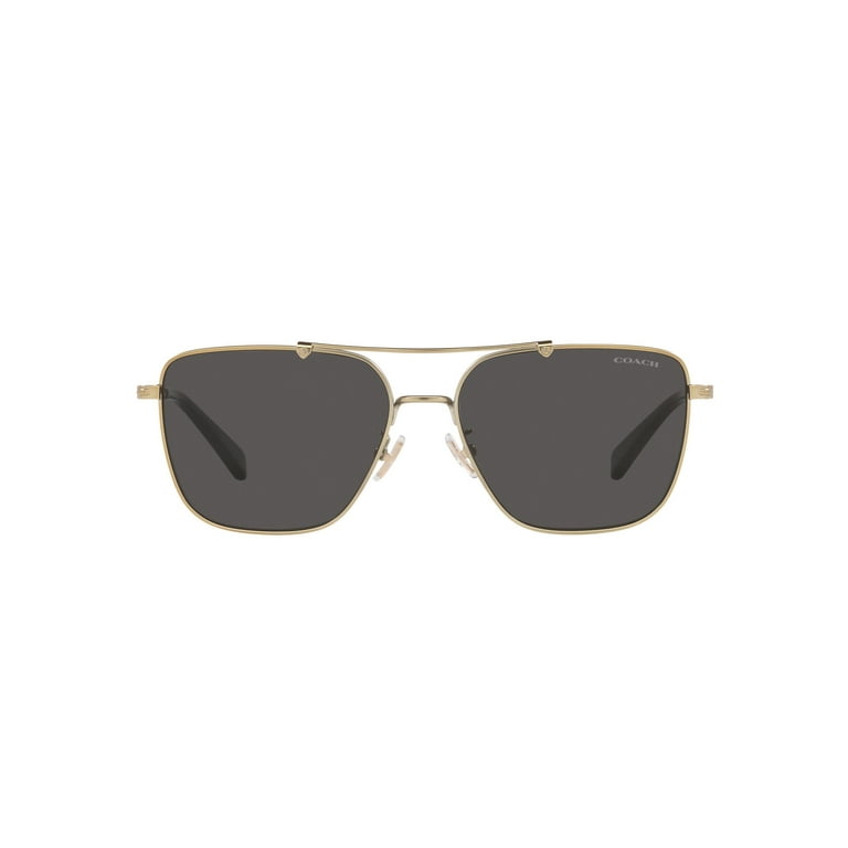Sunglasses Coach HC 7137 900587 Satin Light Gold - Walmart.com