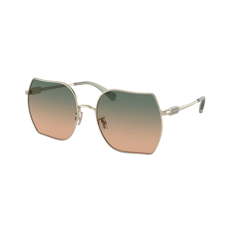 Sunglasses Coach HC 7142 900513 Cd476 Shiny Light Gold Green  display picture 1