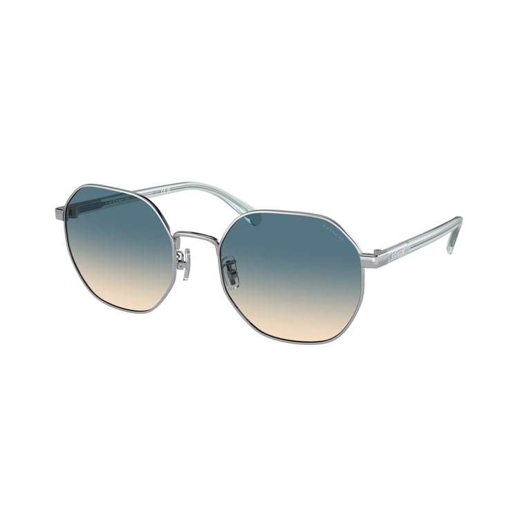 Blue/ Gray Coach Hexagon Sunglasses COACH HC7132 Sunglasses for Ladies | Bass Pro Shops main image 3