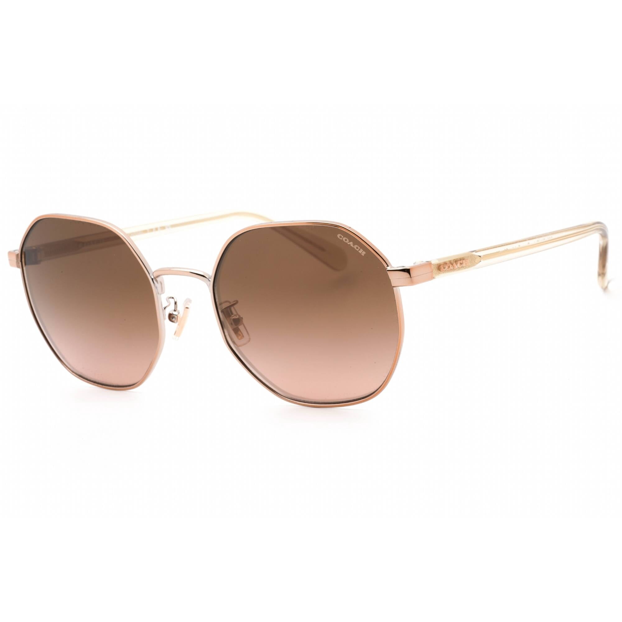 Sunglasses Coach HC 7147 93315M Ch556 Shiny Rose Gold Brown  display picture 1