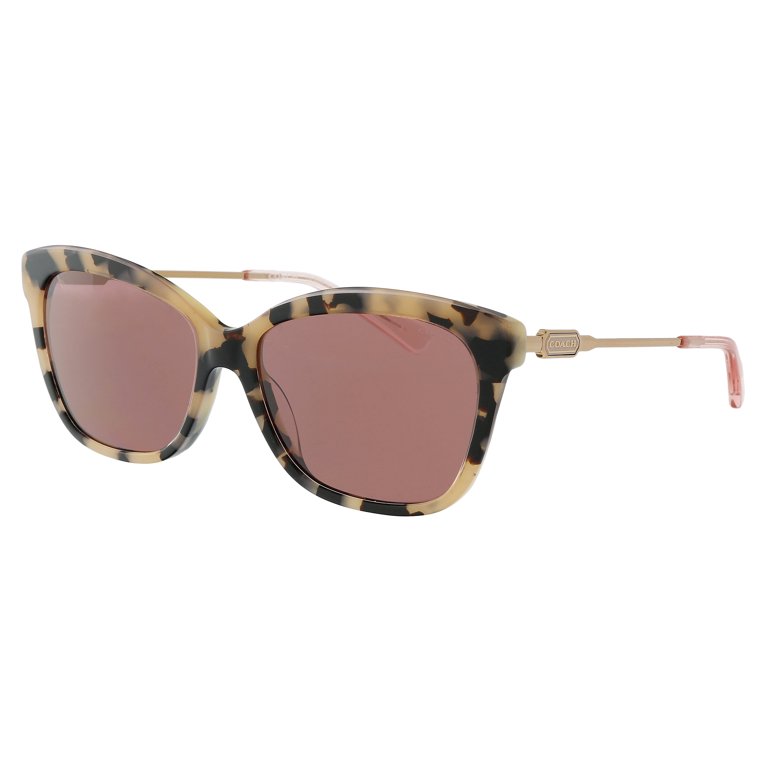 Sunglasses Coach HC 8305 540369 L1168 Pink Tortoise Burgundy  display picture 3