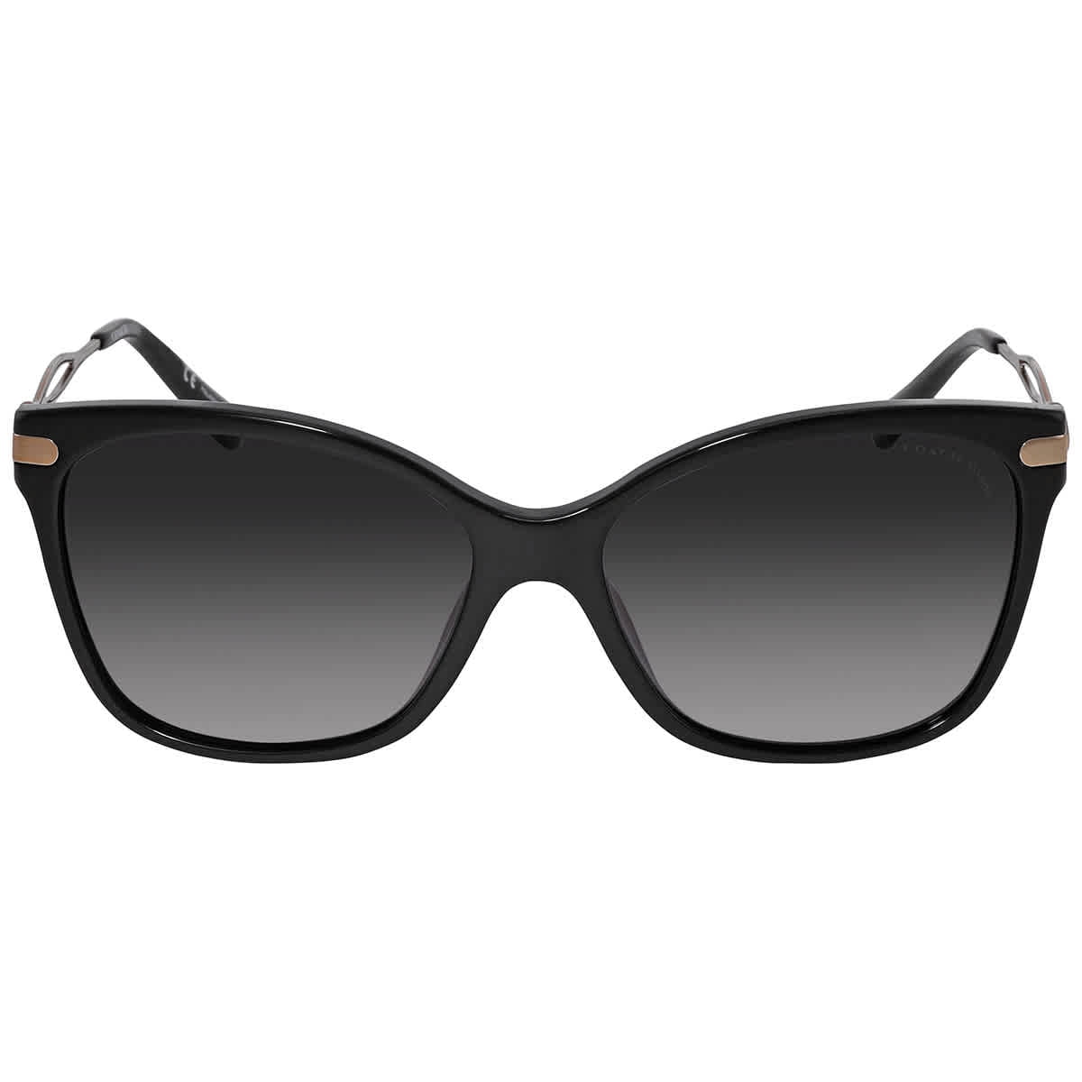 COACH HC8316 5002T3 Black Grey Gradient Polarized 58 mm Women's Sunglasses