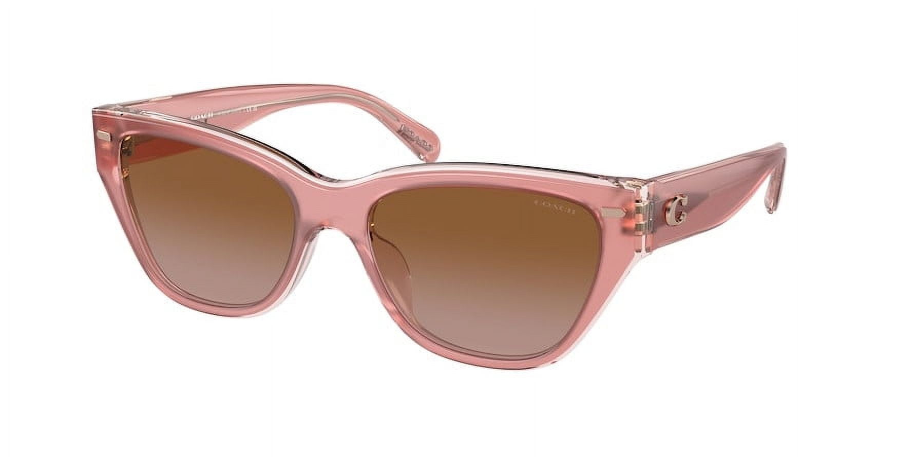 Sunglasses Coach HC 8370 F Asian fit 574313 Milky Pink / Transparent ...