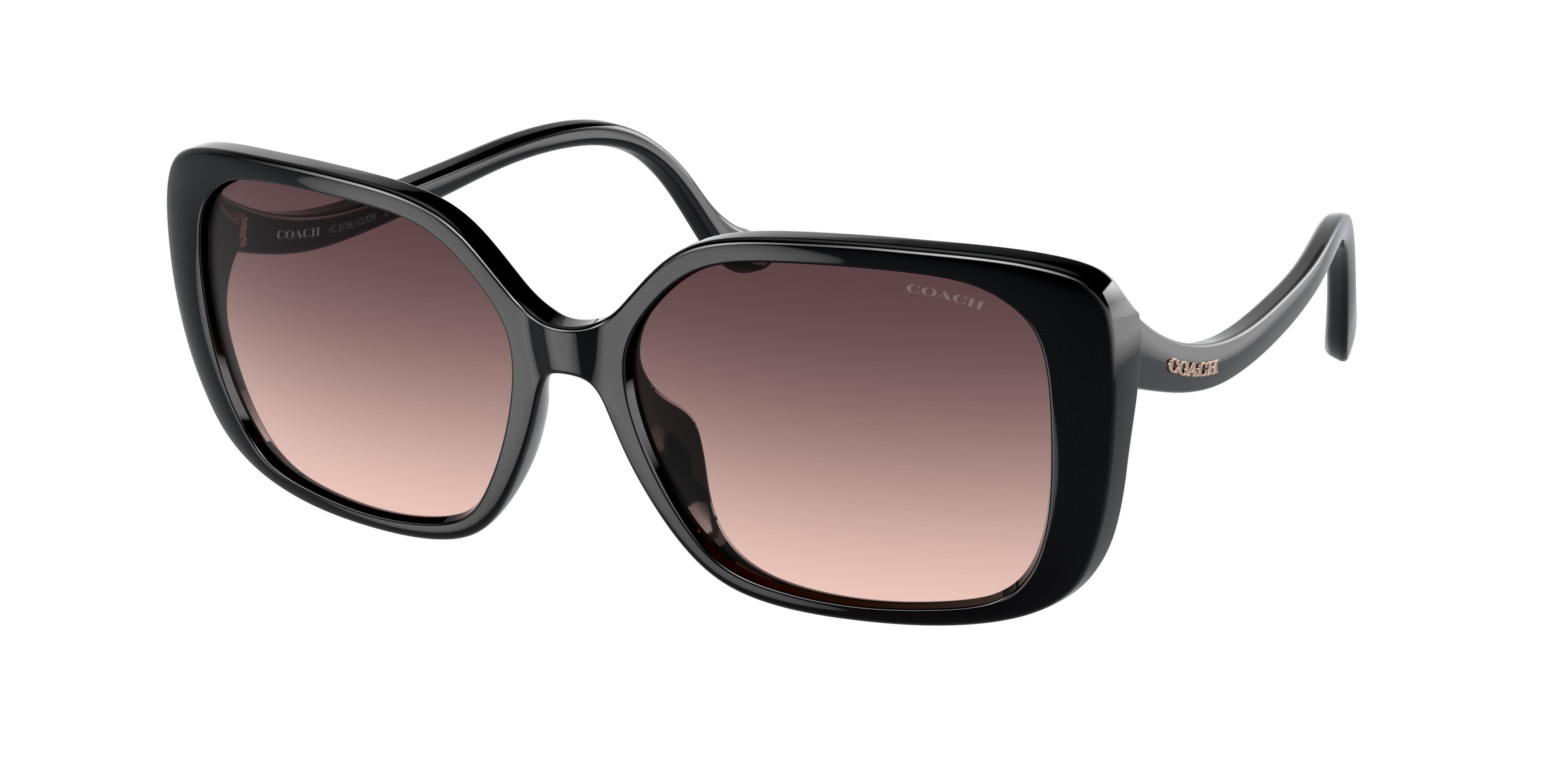 Coach Black and Pink Sunglasses Coach 0HC8292 Sunglasses in Pink/Purple | Target Optical main image 4