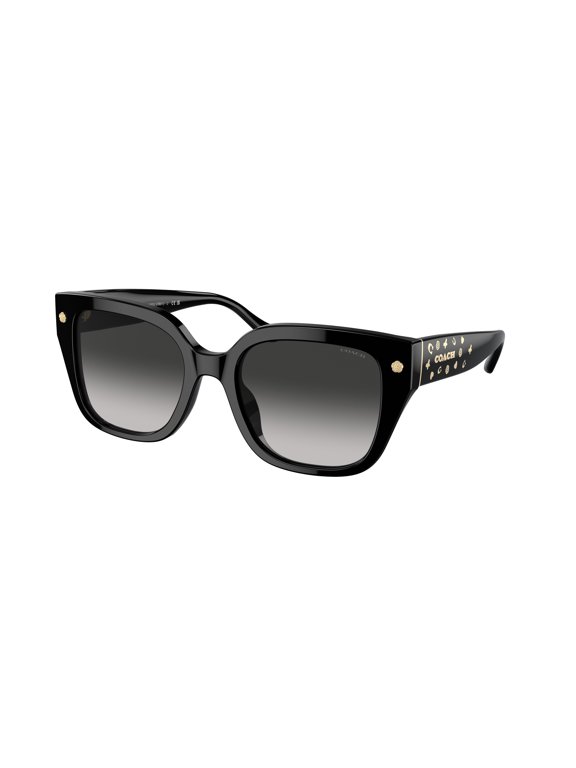 Sunglasses Coach HC 8392 U 50023C Cr611 Black Grey Gradient
