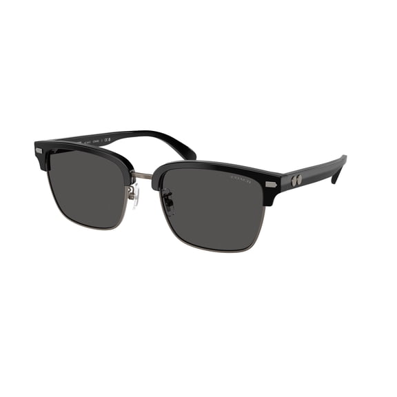 Sunglasses Coach HC 8412 500287 Cw406 Gunmetal / Black Grey So
