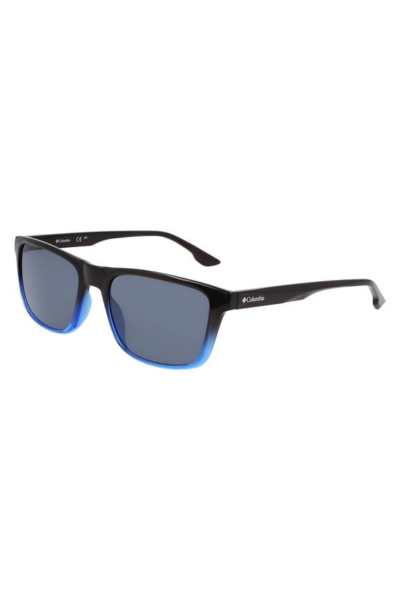 New Columbia C-571S 004 Gradient Black To Blue Crystal Sunglasses with Grey Lens