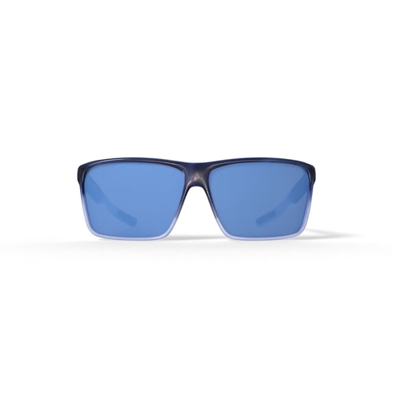 Costa Del Mar Rincon Sunglasses, Size 63 Matte Deep Blue Fade with Blue Mirror Polarized Glass 580G Lenses