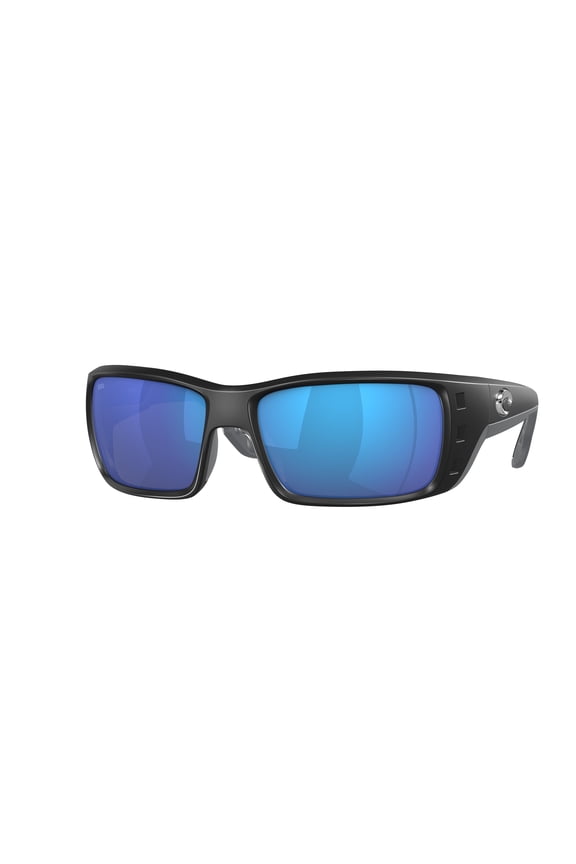 Permit 580G Polarized Matte Black/Blue Men's Sport Sunglasses