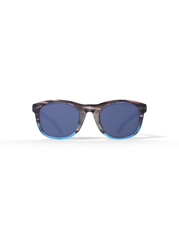 Women's Size 54 Polarized Aleta Square Sunglasses, Wahoo/Gray 580P