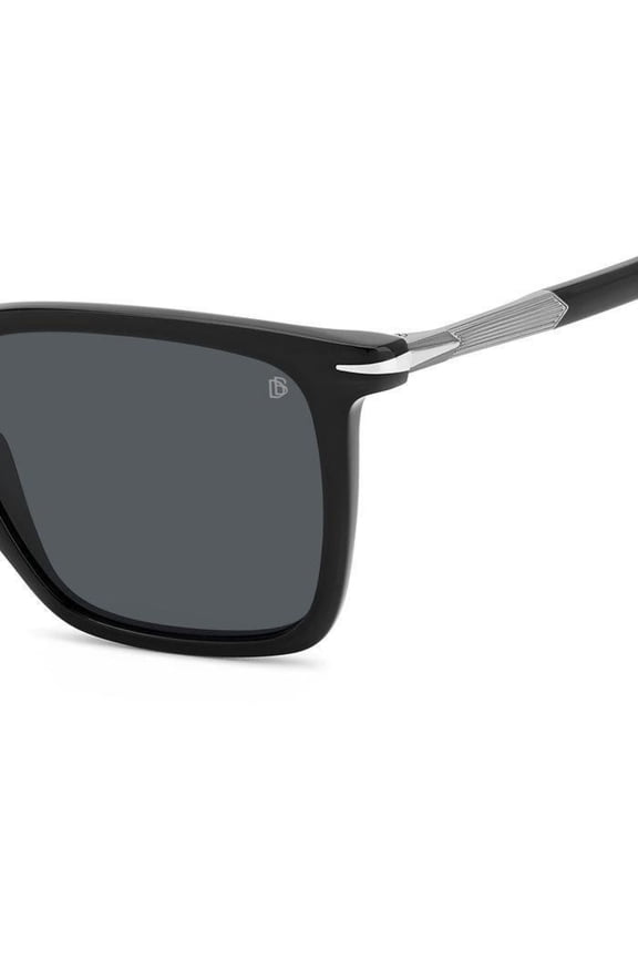 DB 1130/S 0ANSIR 53mm Square Sunglasses Men's Black Dark Ruthenium