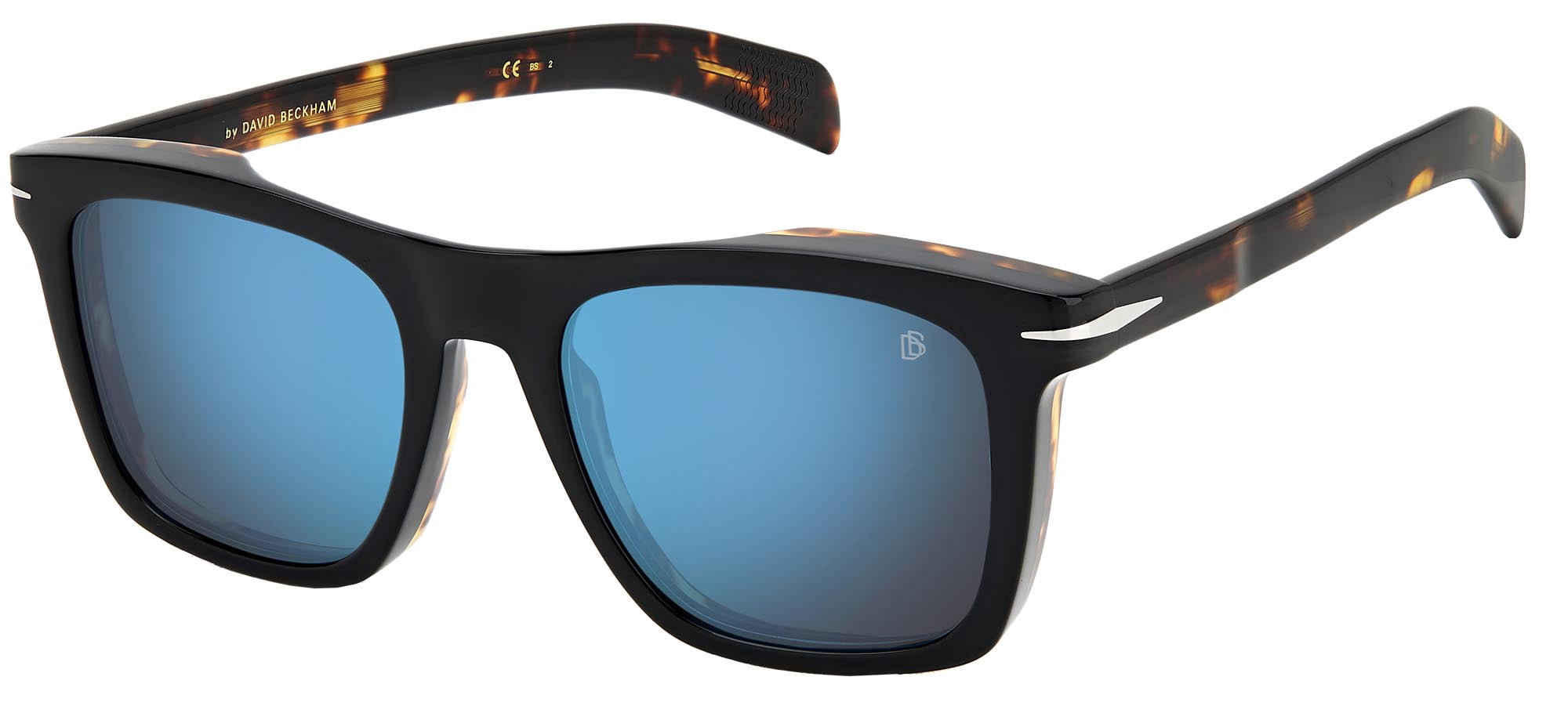 NWT David Beckham DB 7000/S-0WR9 KU Havana Rectangle 51mm Sunglasses David Beckham DB7000/S WR9 KU 51 Sunglasses | Glasses Station main image 2