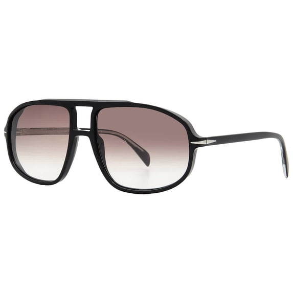 David Beckham Brown Gradient Pilot Unisex Sunglasses DB 1000/S 0807/HA 59