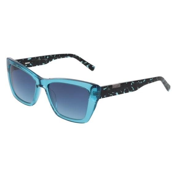 DKNY DK554S 430 54mm Cat Eye Sunglasses Women's Crystal Turquoise
