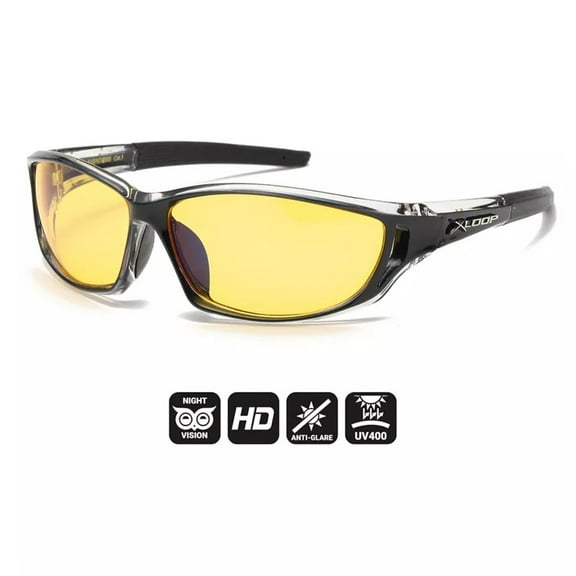 Sunglasses Day Night HD Vision Sport Sunglasses Wrap Around Driving UV400 Glasses Eyewear