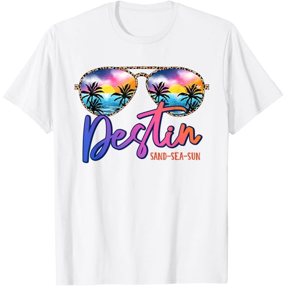 Sunglasses Destin Florida Beach Vacation Matching Family T-Shirt mens t shirt,white,women,funny,misfits,men,journey