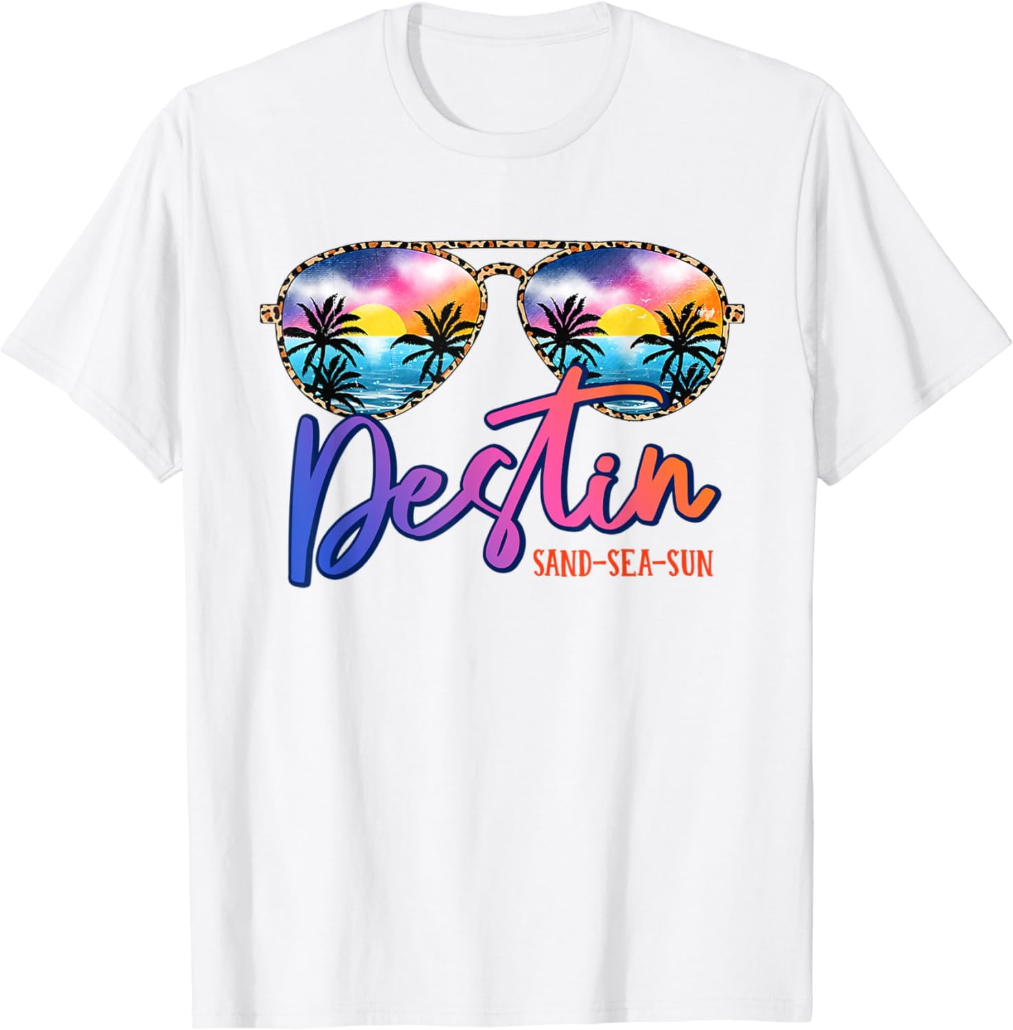Sunglasses Destin Florida Beach Vacation Matching Family TShirt