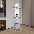 thumbnail image 1 of Sunglasses Display Stand with Storage Cabinet Floor-standing Eyeglass Holder, 1 of 17