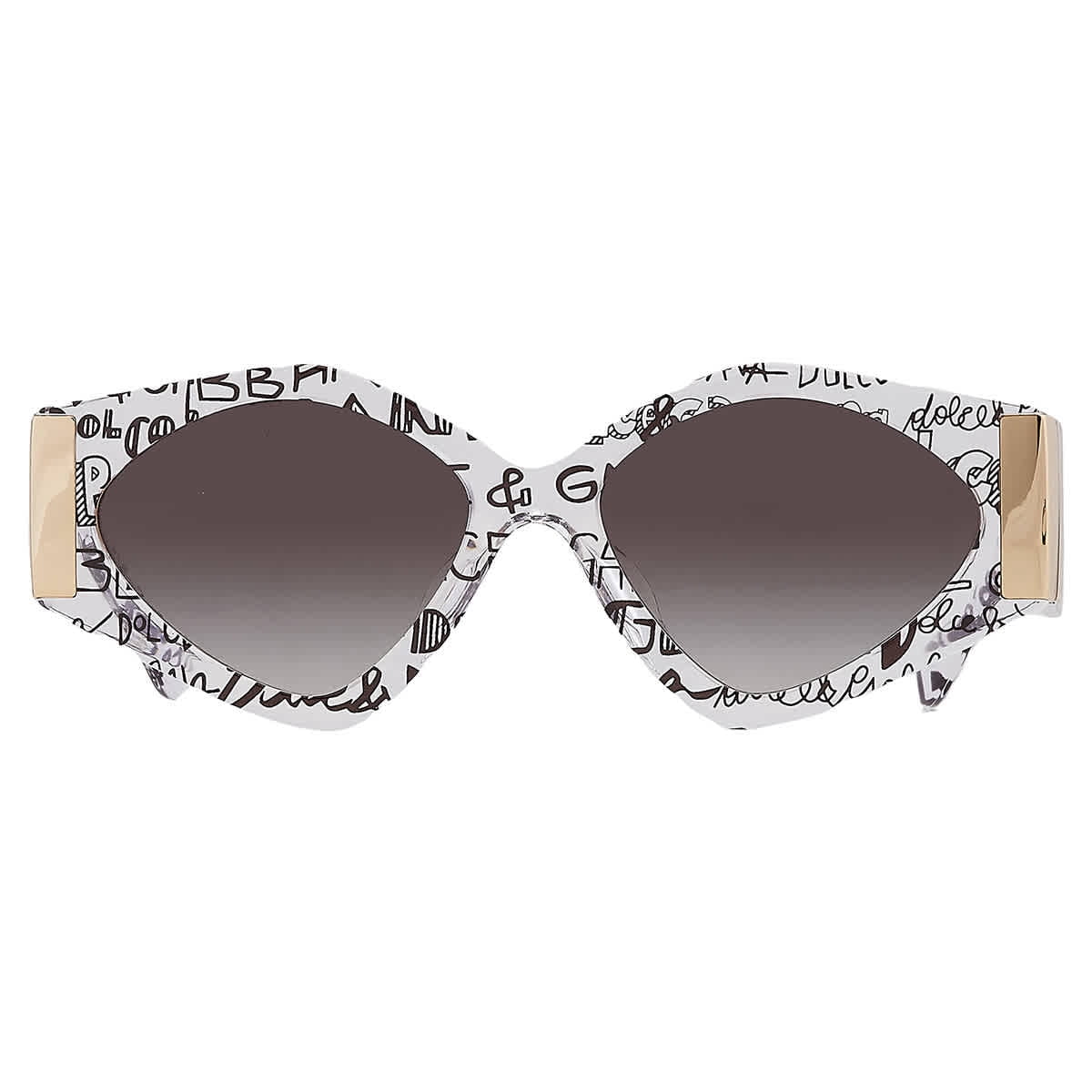 Dolce Gabbana Cat Eye Lace transparent sunglasses Dolce & Gabbana DG4478 Sunglasses | FramesDirect.com main image 3