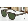 thumbnail image 1 of DOLCE & GABBANA DG4420F 502 71 Havana Dark Green 52 mm Men's Sunglasses, 1 of 7