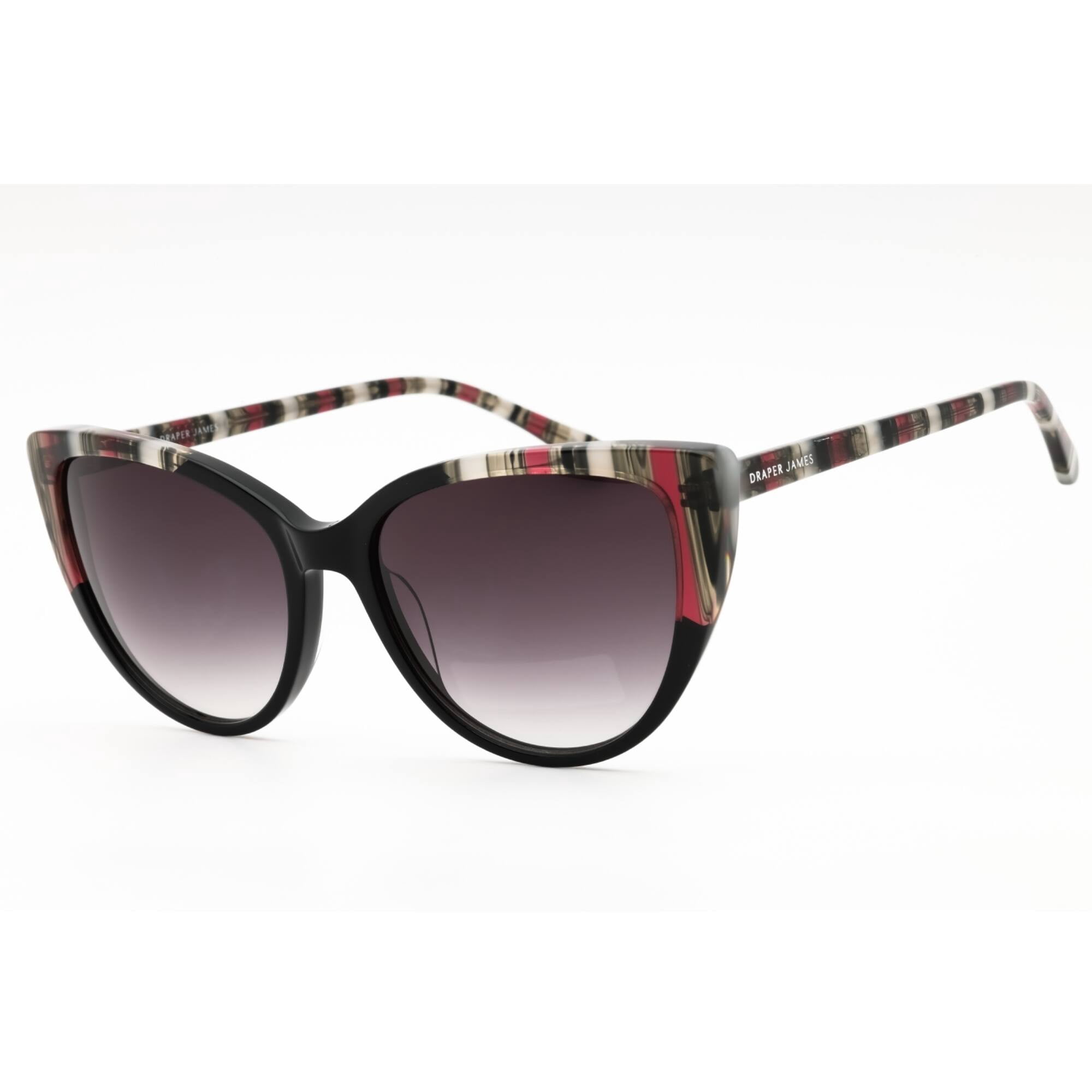 Sunglasses Draper James DJ 7045 003 Black/Stripe - Walmart 