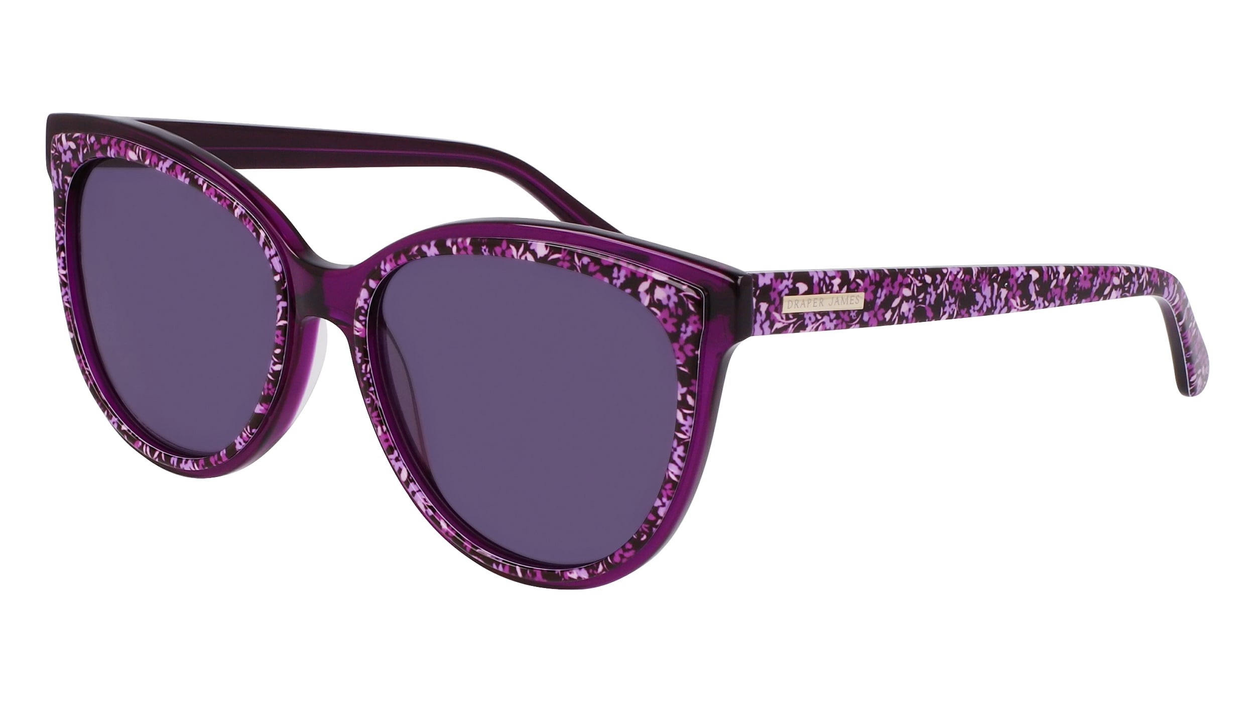 Sunglasses Draper James DJ 7053 501 Plum Floral - Walmart.com display picture 1