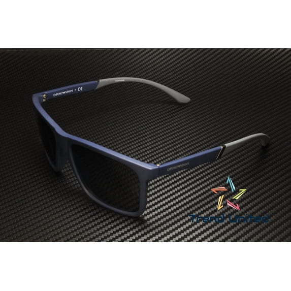 EMPORIO ARMANI EA4170 508887 Matte Blue Dark Grey 58 mm Men's Sunglasses