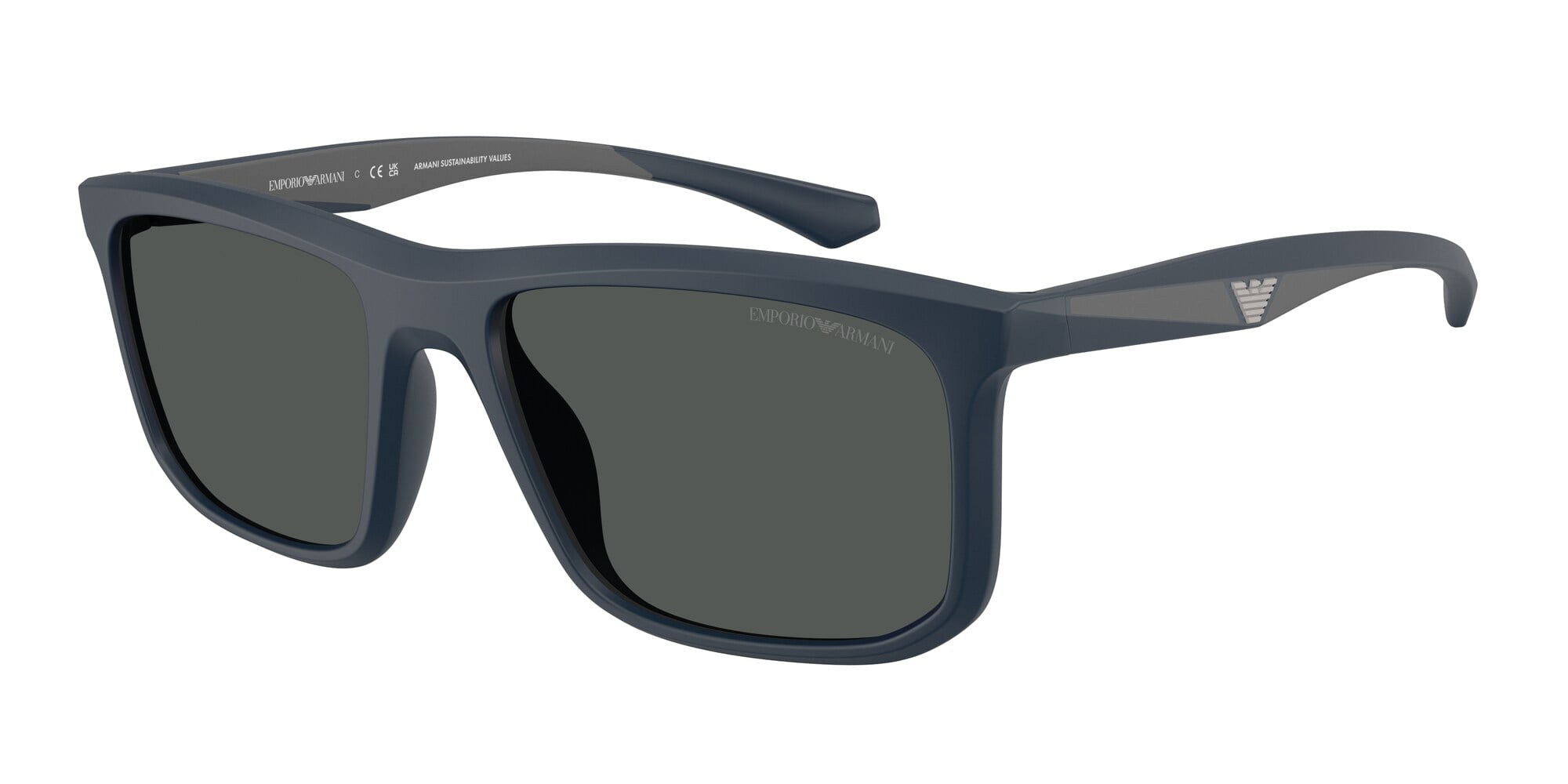 EMPORIO ARMANI EA4234U 618587 Matte Blue Dark Grey 57 mm Men's Sunglasses