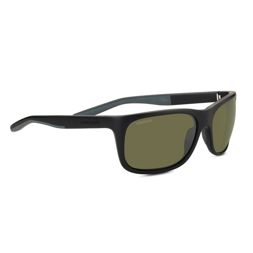 Sunglasses Ettore Sanded Black/Grey Polarized 555NM Green Lens - image 1 of 1