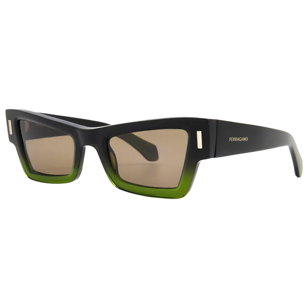 Ferragamo Women\'s Gancini 55Mm Sunglasses, Green Sunglasses - Women | Ferragamo main image 2