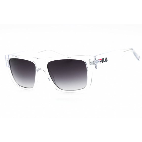 FILA SFI281 0880 56mm Rectangle Sunglasses Men's Crystal