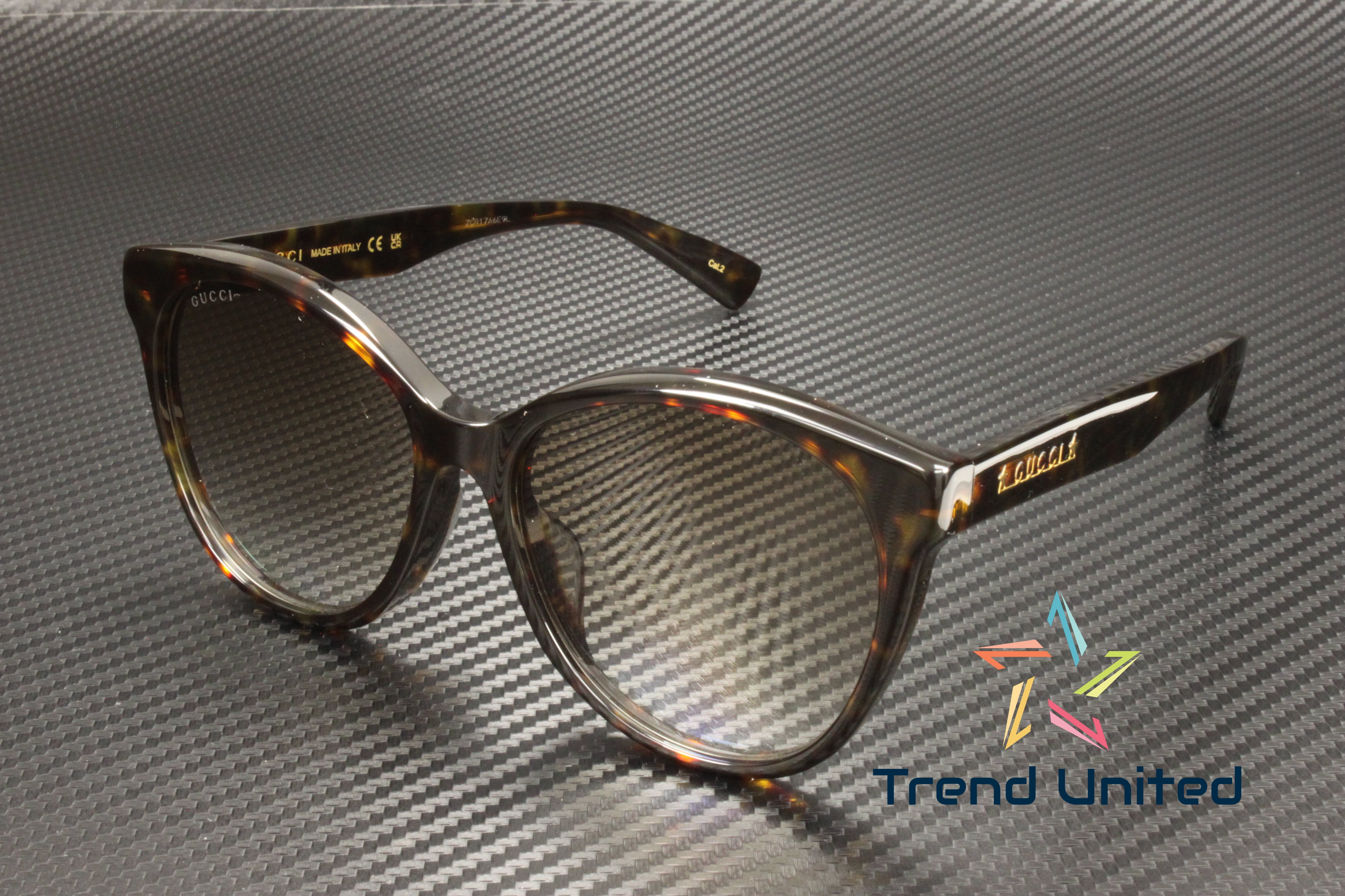 GUCCI GG1171SK 003 Round Oval Panthos Havana Brown 57 mm 