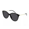 thumbnail image 1 of Sunglasses Gucci GG 1268 S- 001 Black / Grey Gold, 1 of 4