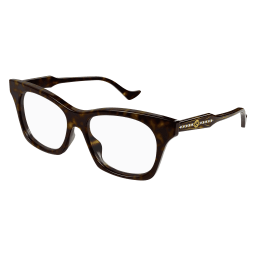 メガネ GUCCI Gucci - GG1299O - 002 havana havana transpa Sunglasses Gucci GG 1299 O- 002 Havana / Transparent