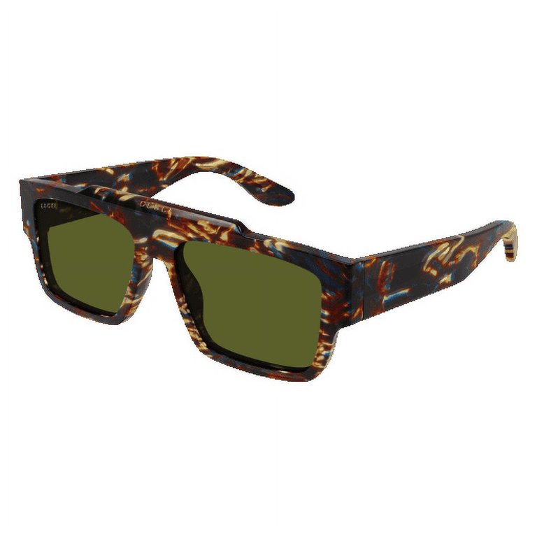 Sunglasses Gucci GG 1460 S- 002 Havana / Green - Walmart.com display picture 1