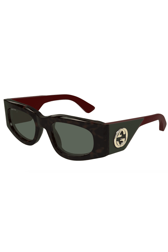 GG1664S-002 Havana & red square Ladies Sunglasses for Womens