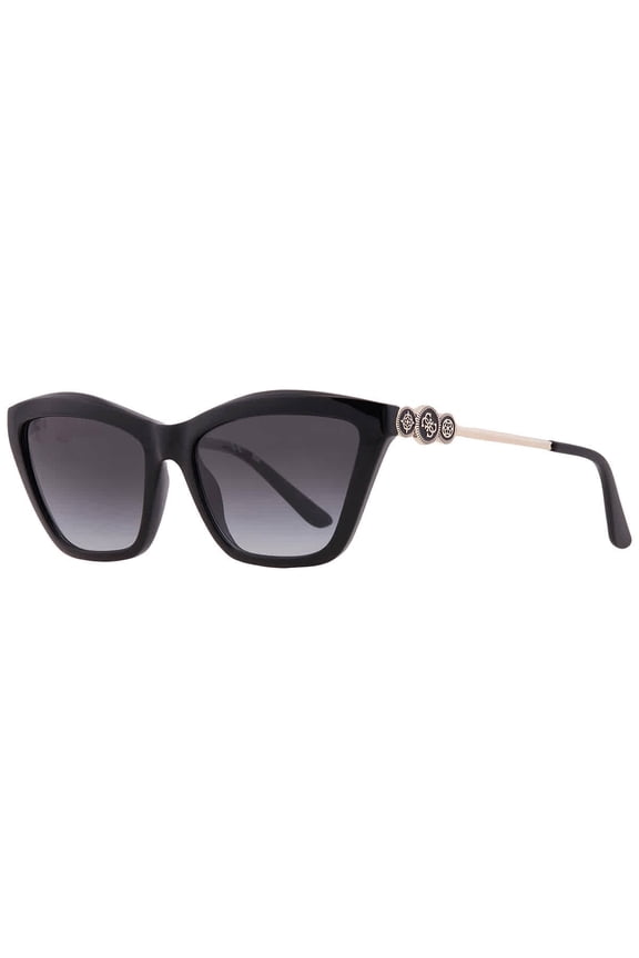 Smoke Gradient Rectangular Ladies Sunglasses GU00199 01B 56