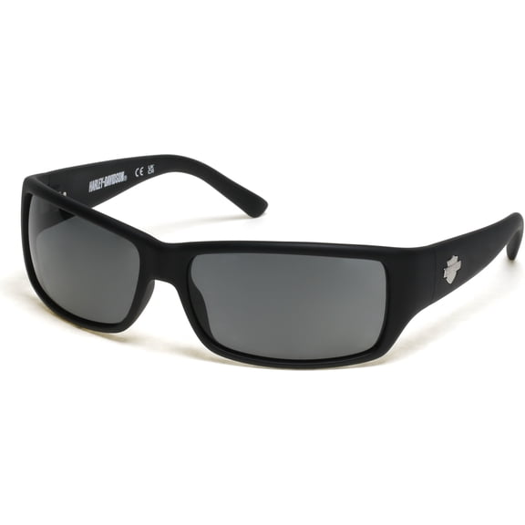Harley Davidson HD0860X 02D 62mm Rectangle Sunglasses Men's Matte Black
