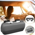 thumbnail image 1 of Sunglasses Holder Kadlawus Under $5 ! Car Visor Eyeglasses Storage Organizer Hard Shell Case Auto Glasses Clip On Sun Visor No Tools Installation Compact Design Universal Fit Secure Storage, 1 of 9