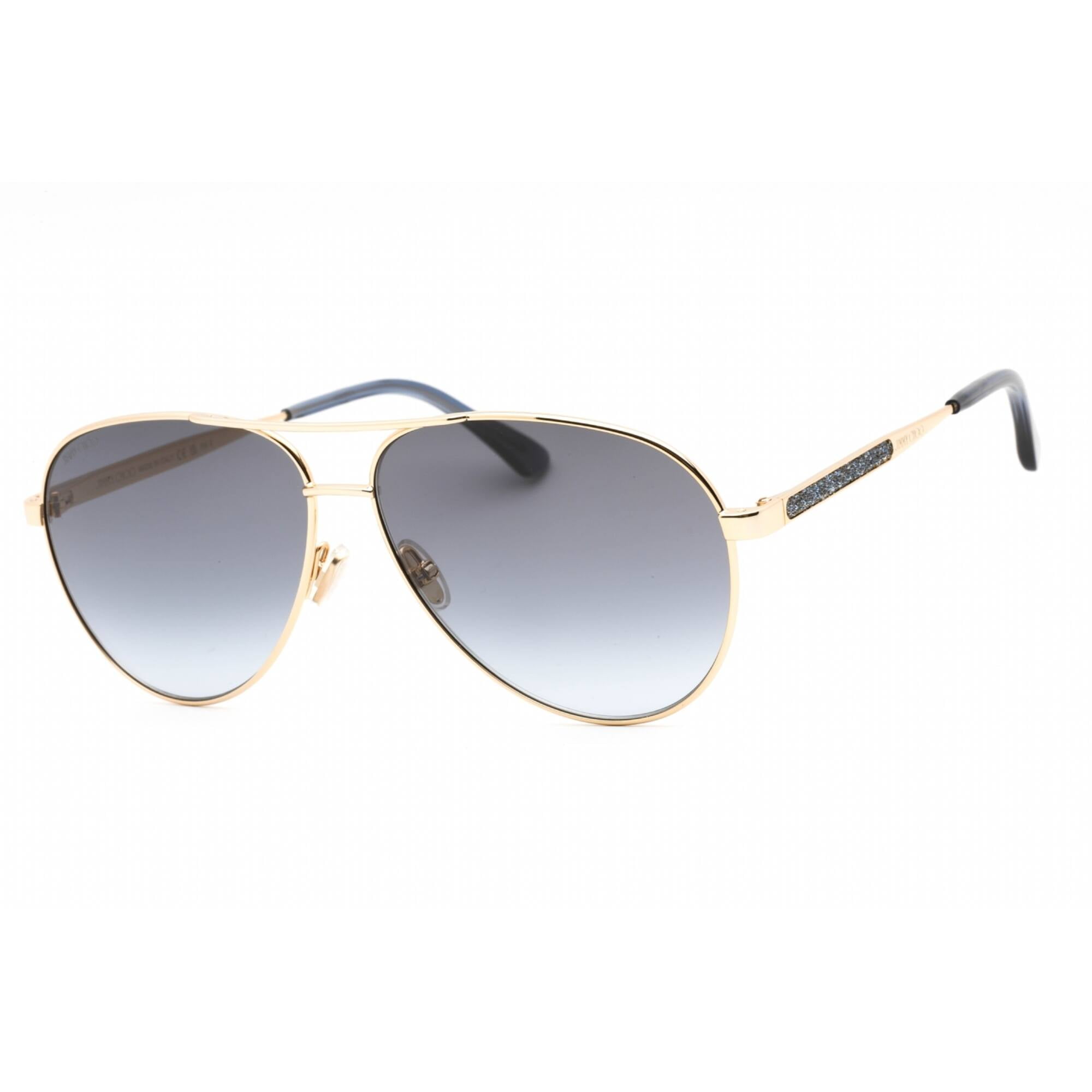 JIMMY CHOO ヒメナハイロットフレムサンクラス JIMENAS 06JHAO Jimmy Choo Women's JIMENA/S 60mm Sunglasses, Gold - Walmart.com