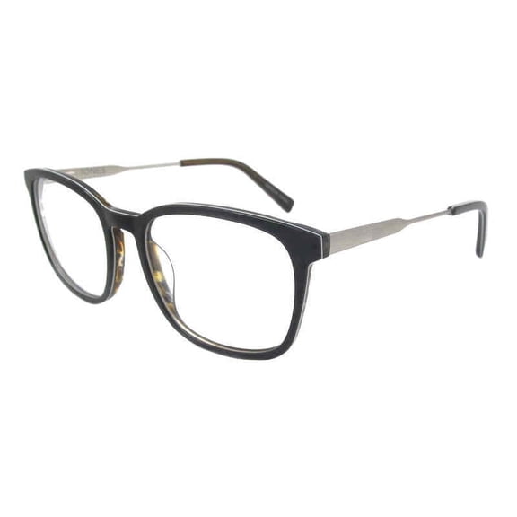Jones New York VJOM548 0BLA00 53mm Square Eyeglass Frames Men's Matte Black